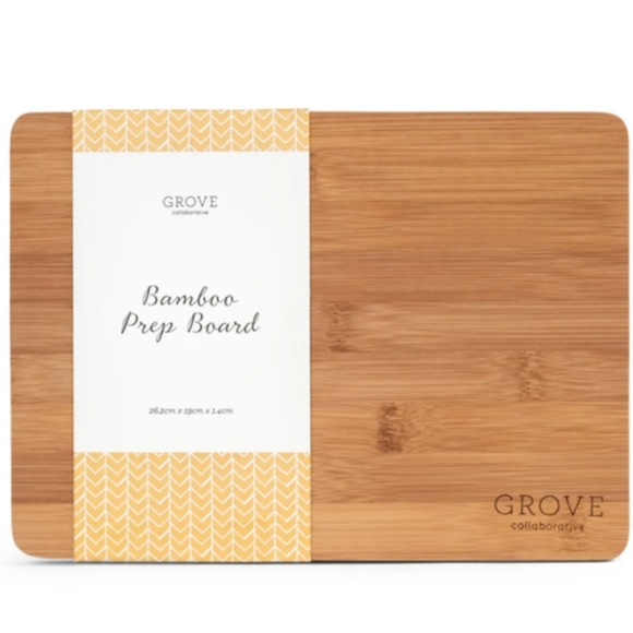 Grove Co Collaborative Bamboo Cutting Prep Wood Cheese Board Mini Charcuterie - Picture 3 of 5